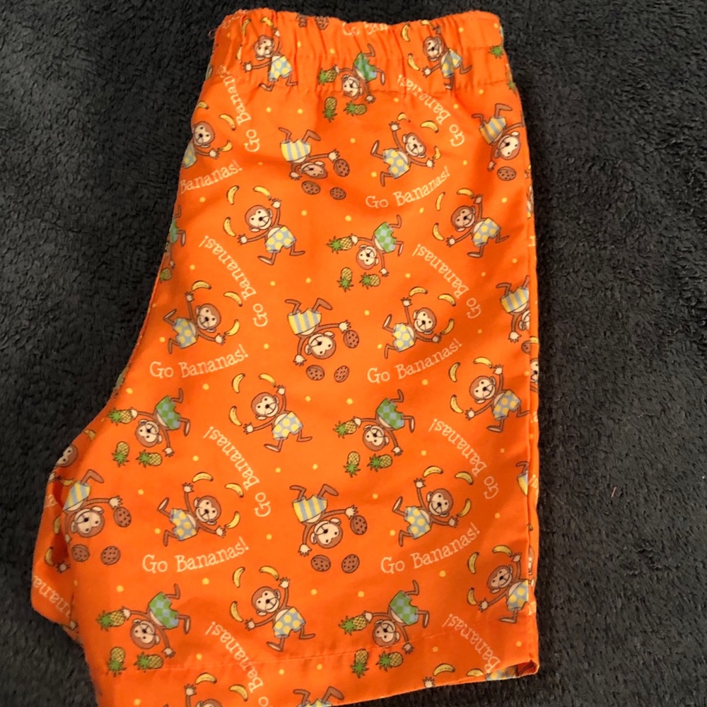 ‼️SOLD‼️Go Bananas” Monkey & Banana Design • Baby swim trunks (12M) - Picture 6 of 7